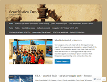 Tablet Screenshot of cuneoscacchi.net